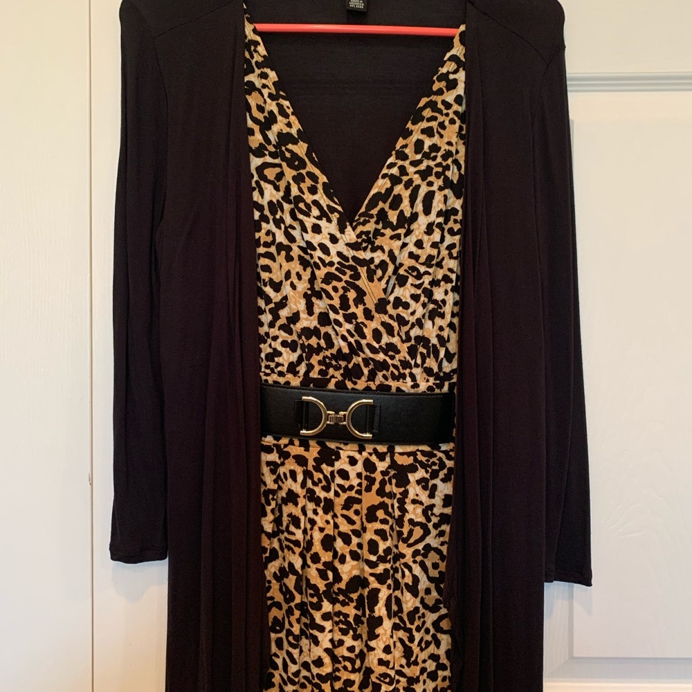 Style & Co. Medium Women Animal Print Top with Buckle